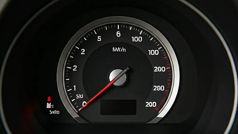 Modern digital truck dashboard